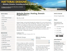 Tablet Screenshot of hatterasdesigns.net